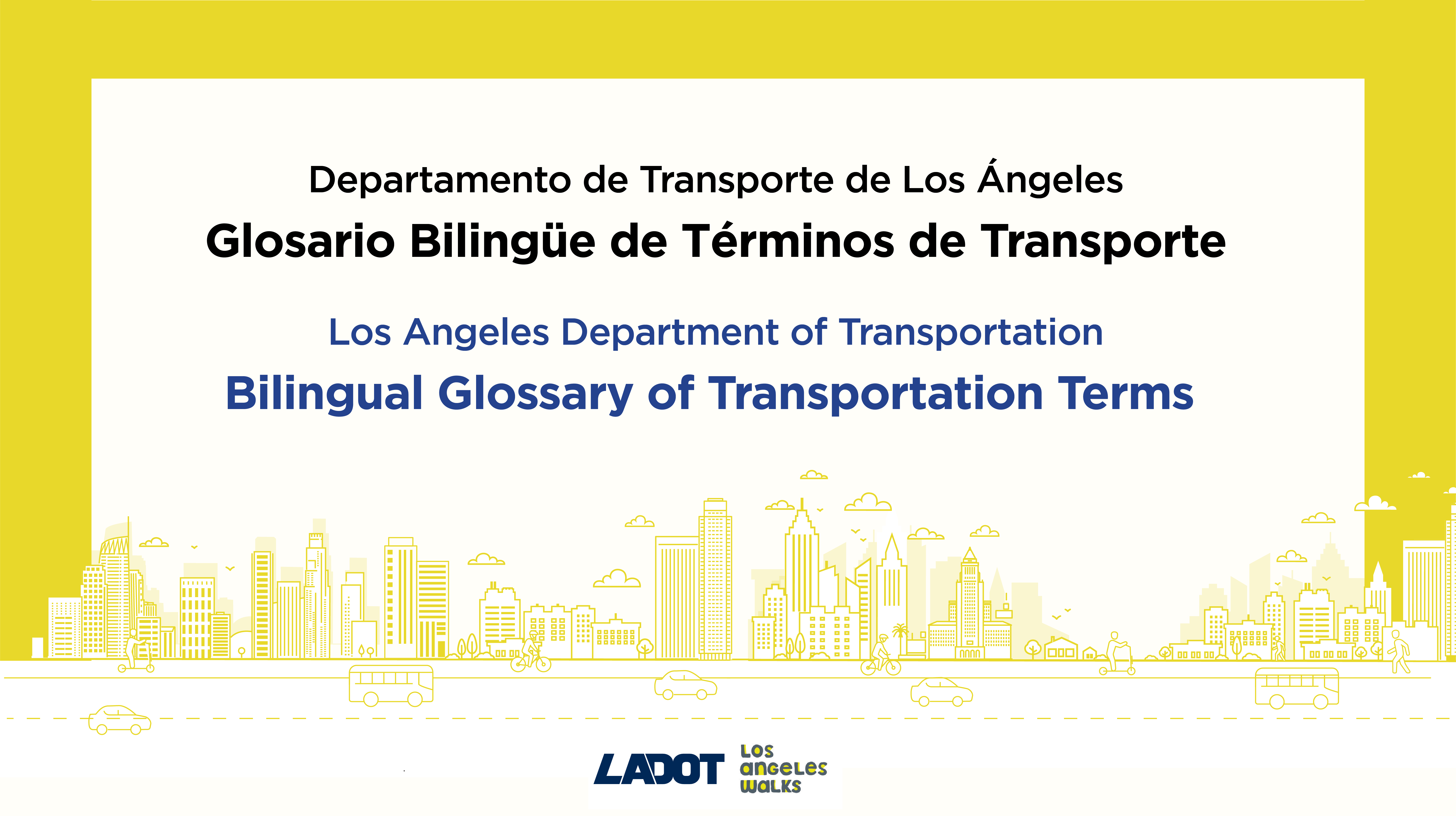 Bilingual Glossary Transportation Terms