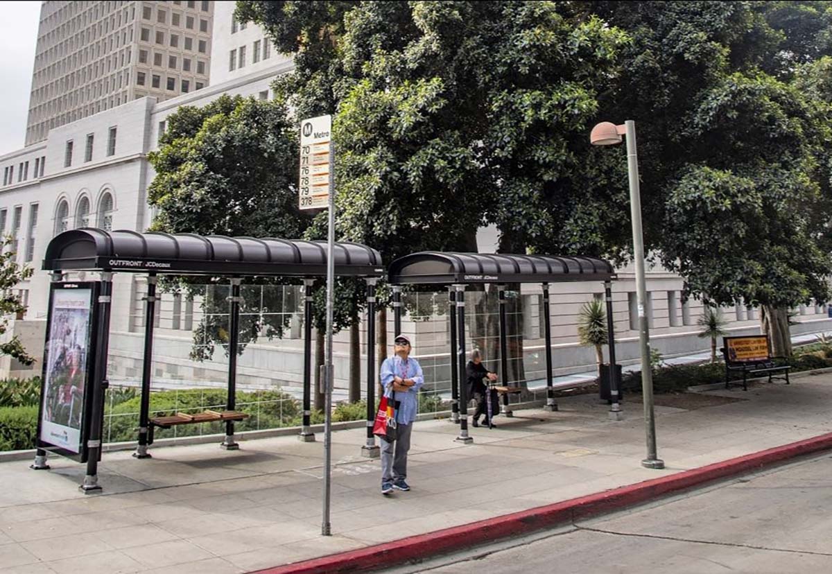 StreetsLA Demonstrates New Bus Shelter Designs