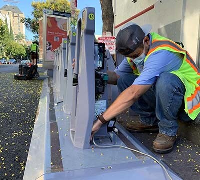 New Metro Bikeshare Station in Hollywood