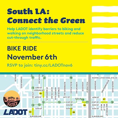 South LA: Connect The Green Challenge Ride Audit