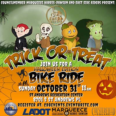 Western Ave Redesign Project, Halloween Bike Ride