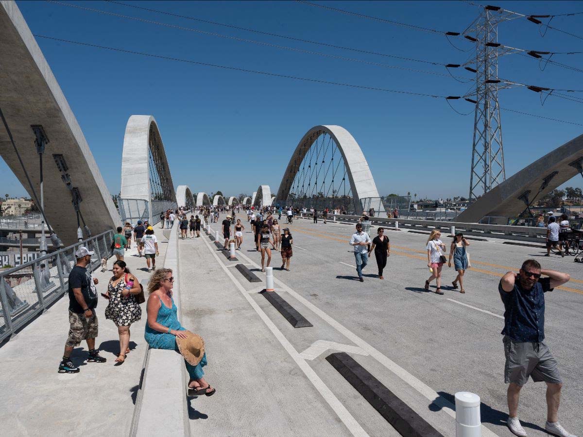 Community Celebrates The Grand Opening Of The Sixth Street Viaduct