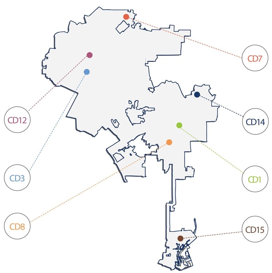 2021 Project Tour Map