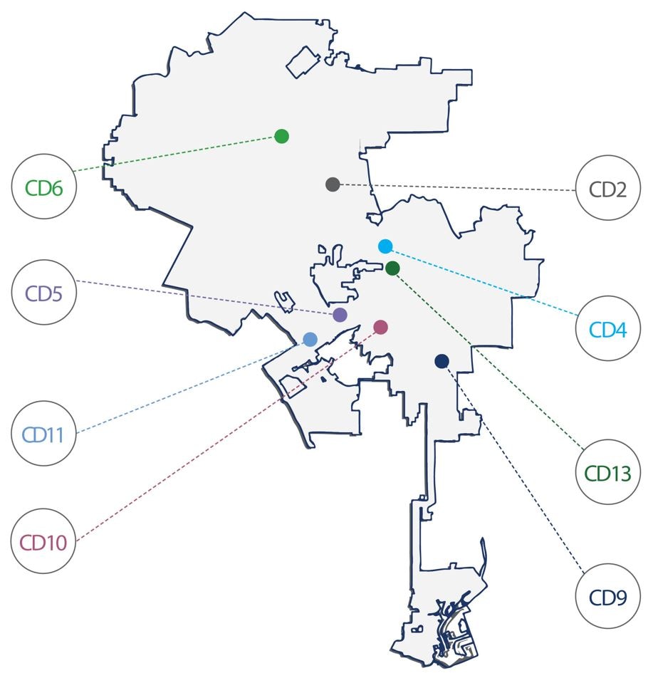 2021 Project Tours Map