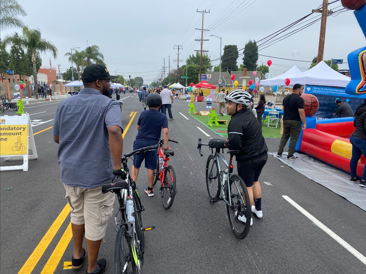 Angelenos Celebrate The First-Ever CicLAmini In Watts