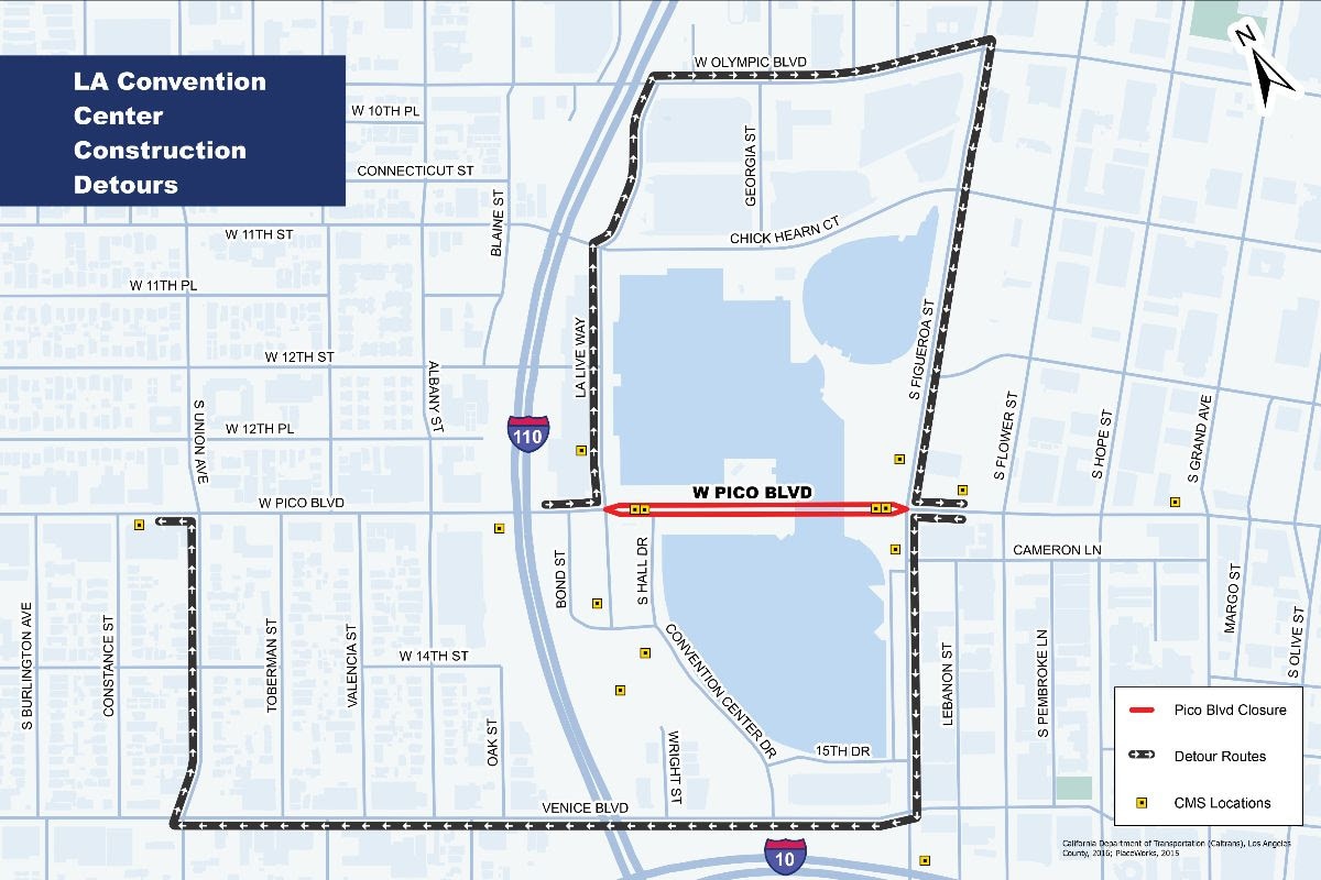 Closure of Section of PicoBoulevard Through March 2028