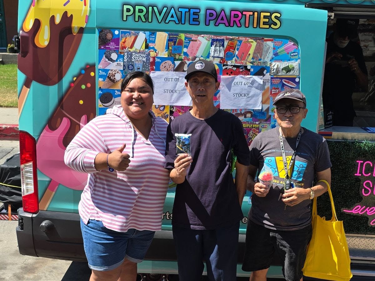 Ice Cream Party Promotes Spring & Alameda Safety Project