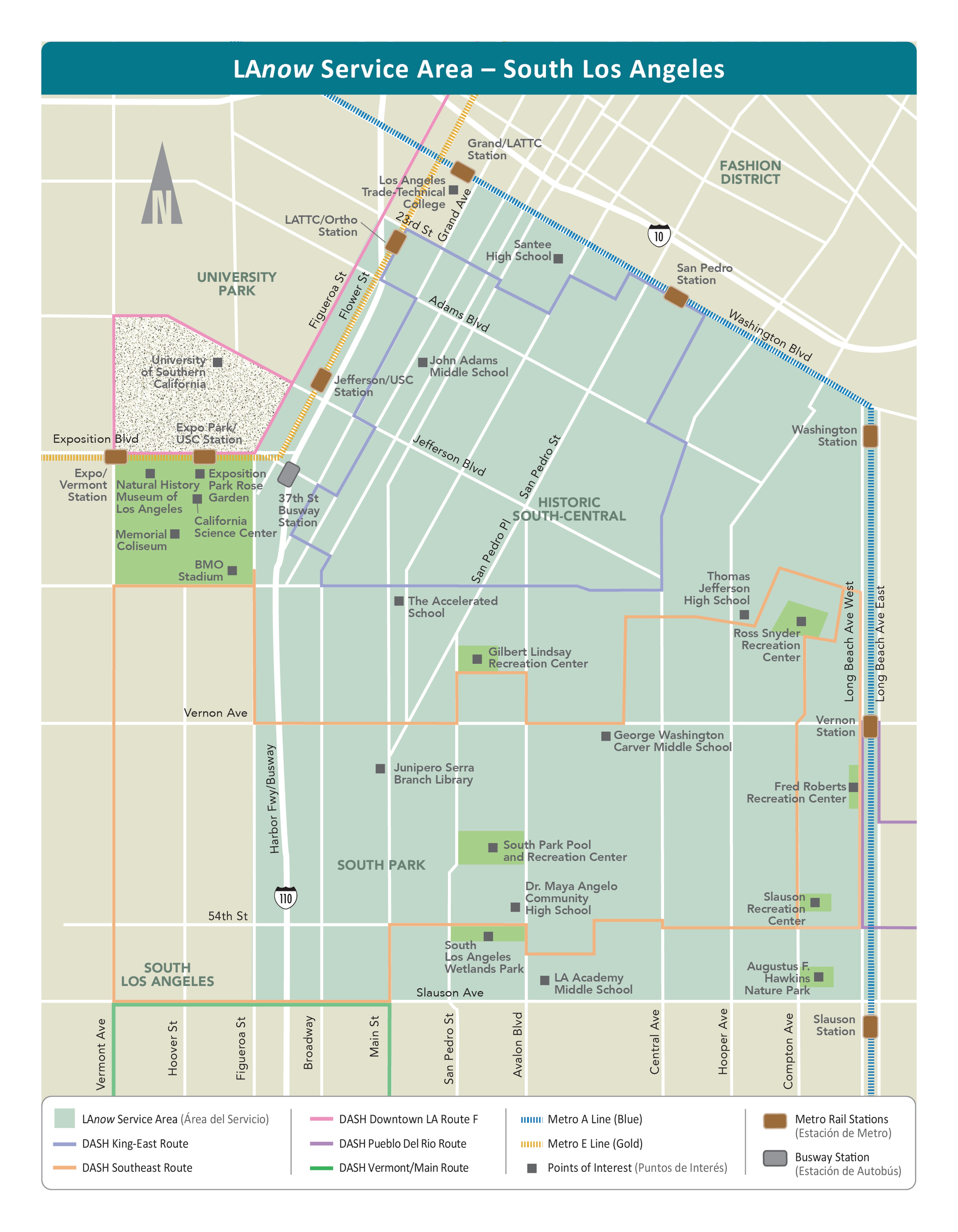 LA Serive Areas