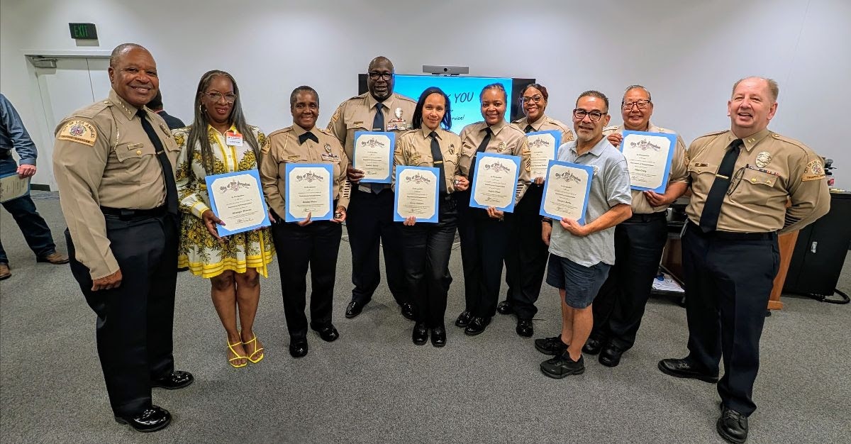 LADOT Celebrates Employees at Pin Ceremony