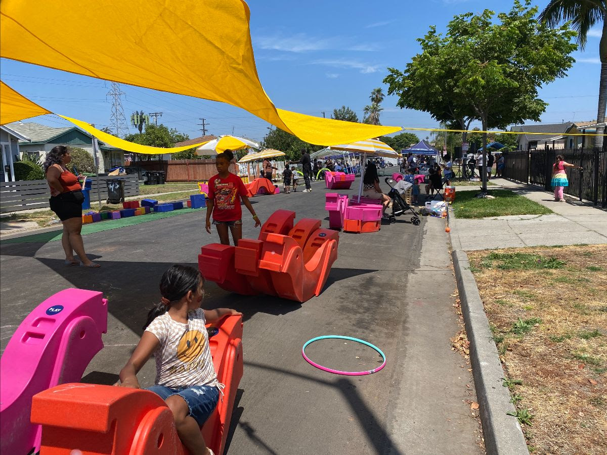 LADOT Celebrates Play Streets Event In South L.A