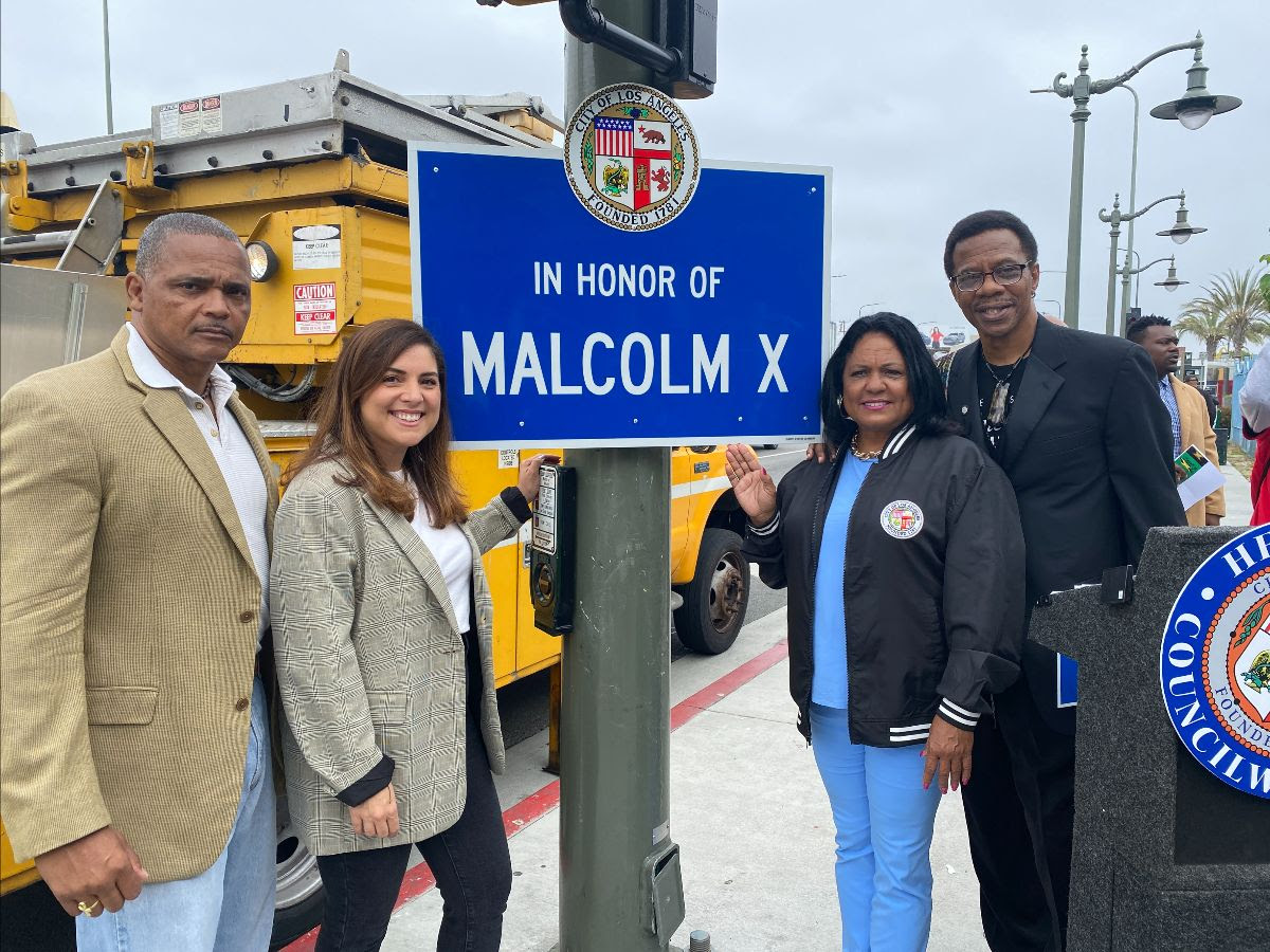 LADOT Establishes South LA Corridor "In Honor of Malcolm X"