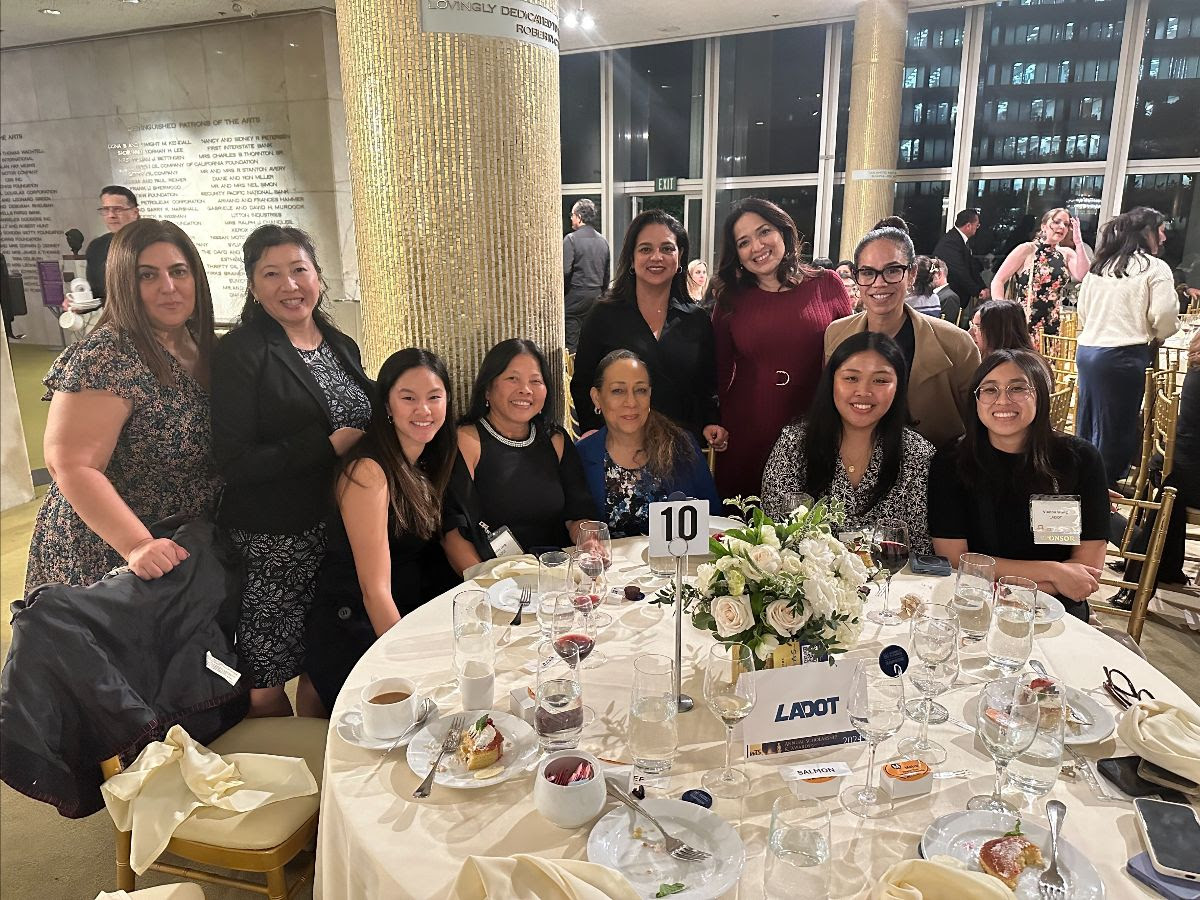 LADOT Staff Attend Womens Transportation Seminar Gala