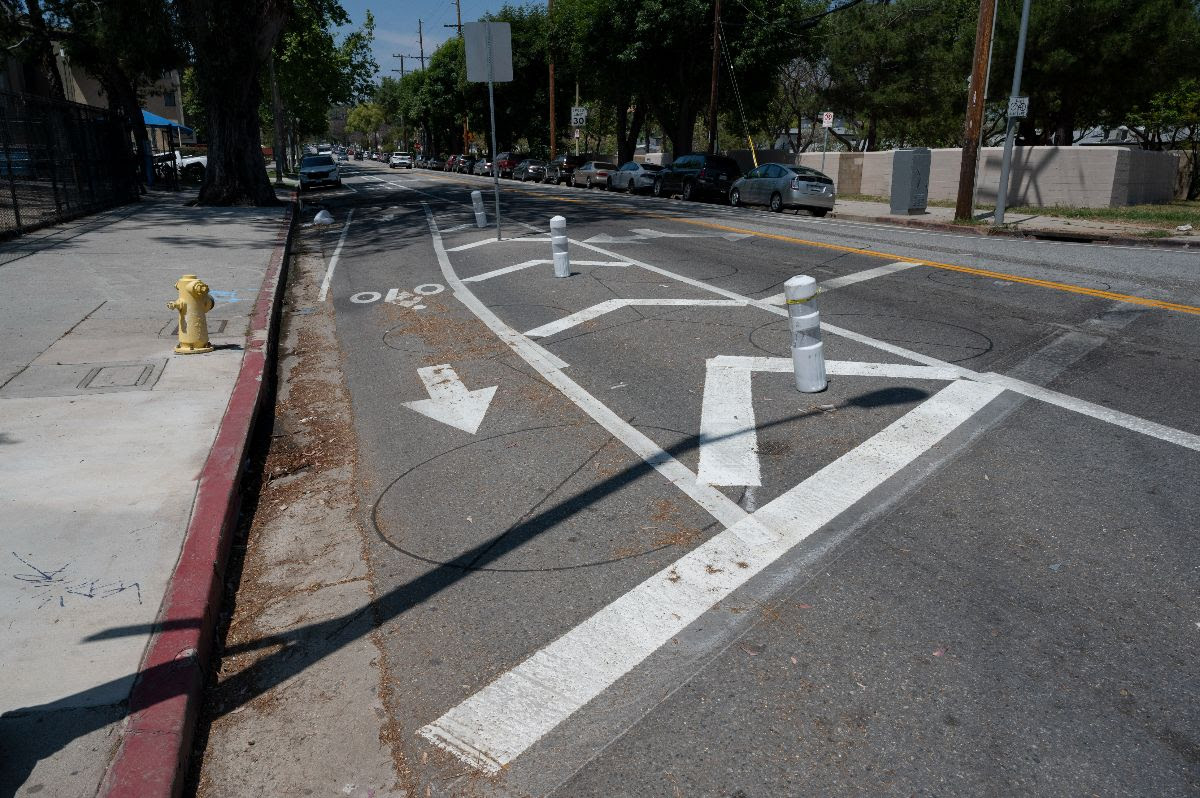 New Bike Lanes and Speed Humps in Lincoln Heights