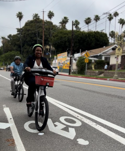New Bike Lanes and Speed Humps in Lincoln Heights2