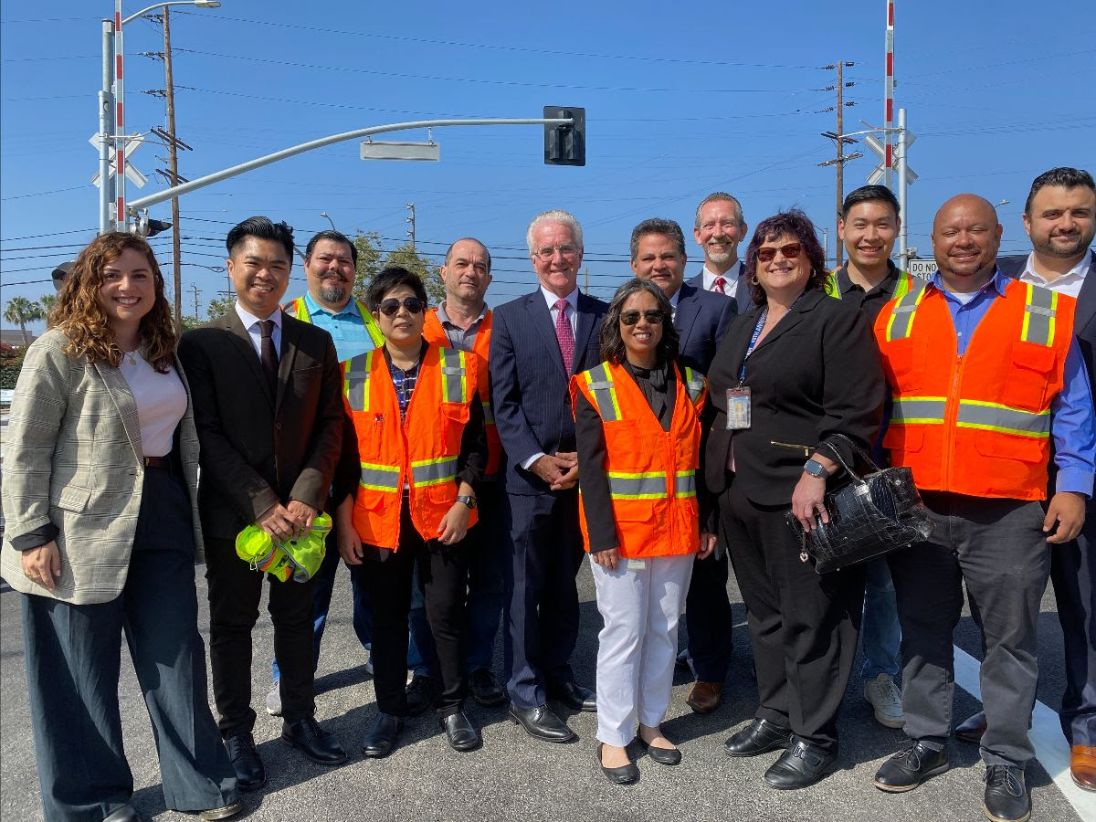 Ribbon Cutting For The Reopening Of Sun Valley Intersection