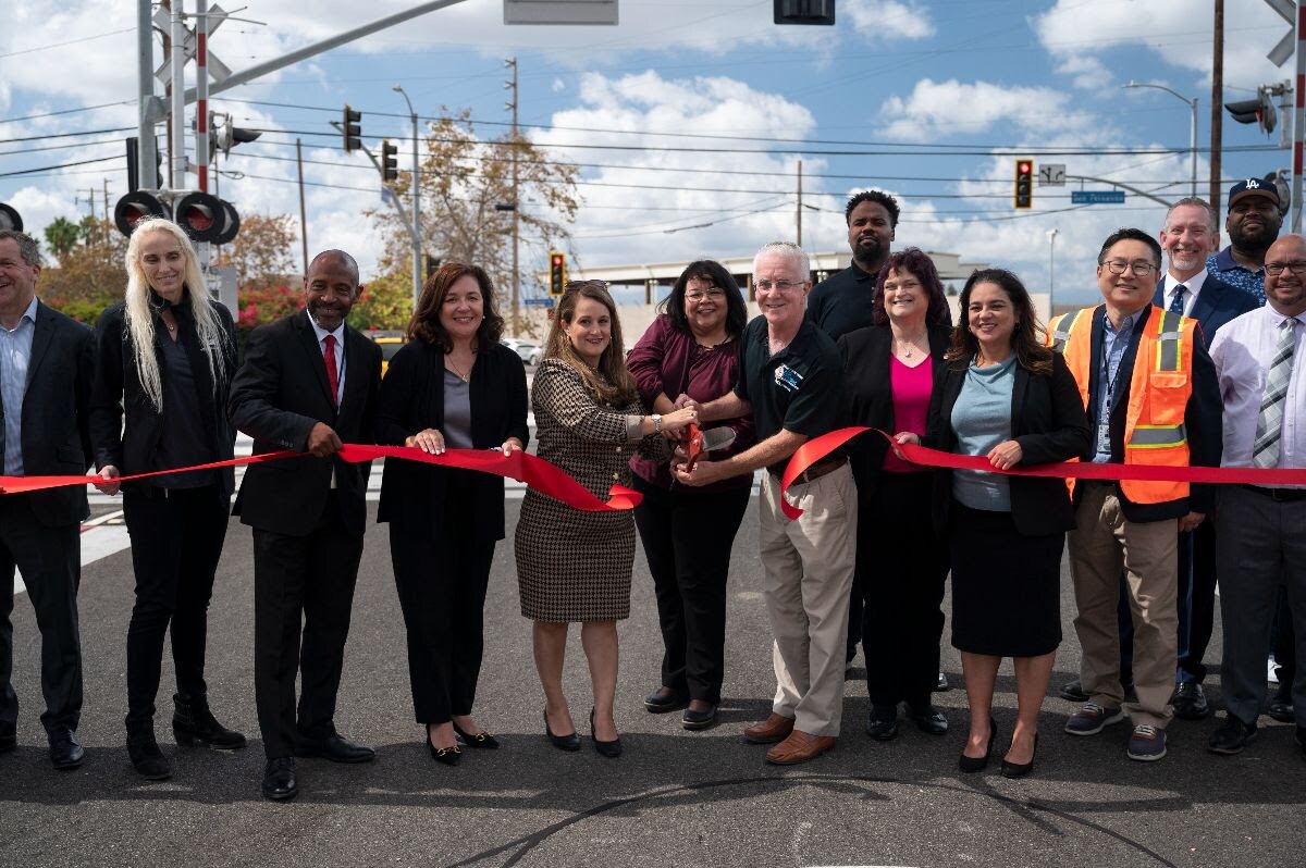 San Fernando Bike Path Ribbon Cutting of New Lanes