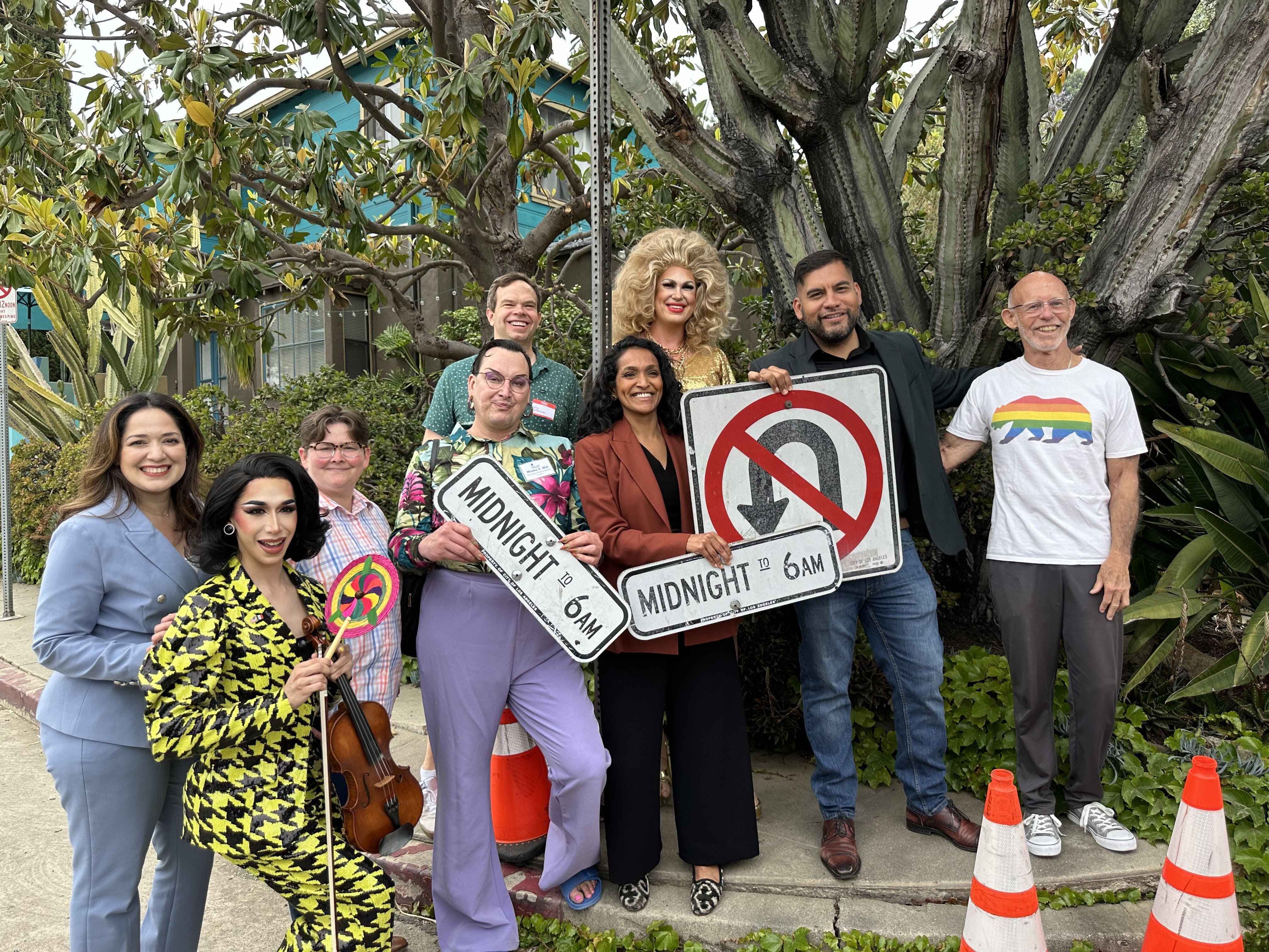 Silver Lake Celebrates Historic Removal of Anti LGBTQIA Signs