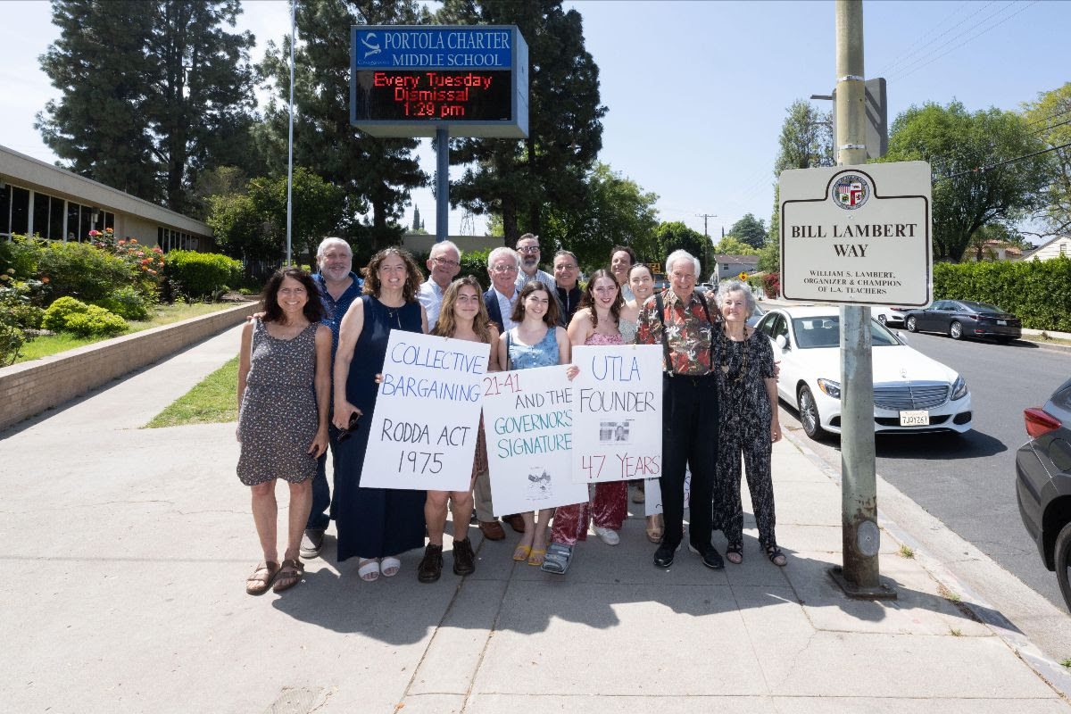 Street Renamed To Honor Education Advocate Bill Lambert