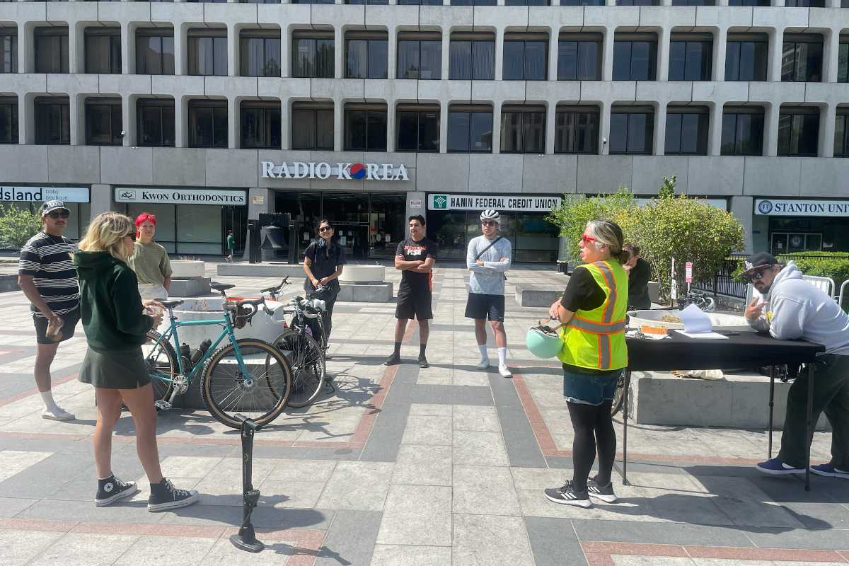 Wilshire Center-Koreatown Community Bicycle Audit Ride