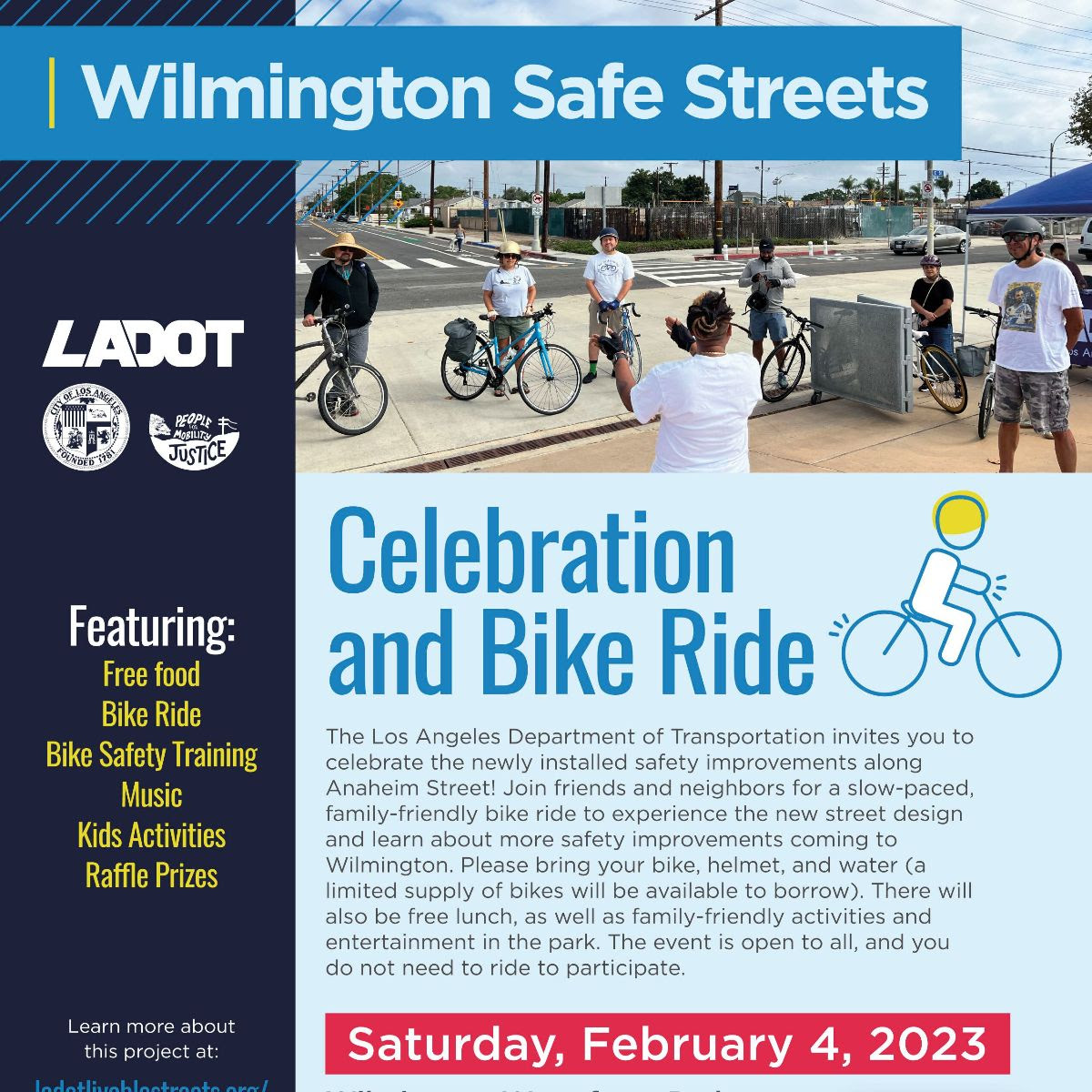 Wilmington Safe Streets Celebration and Bike Ride