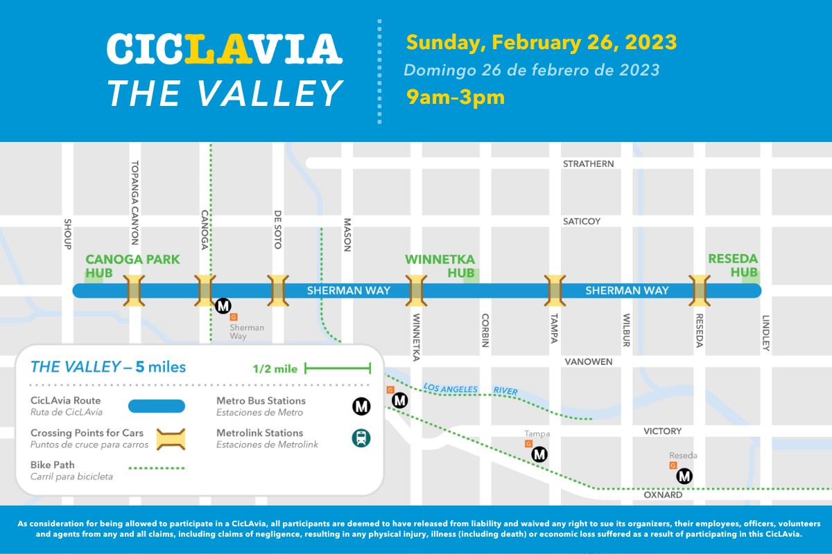 The Valley Hosts The First CicLAvia Of The Year 